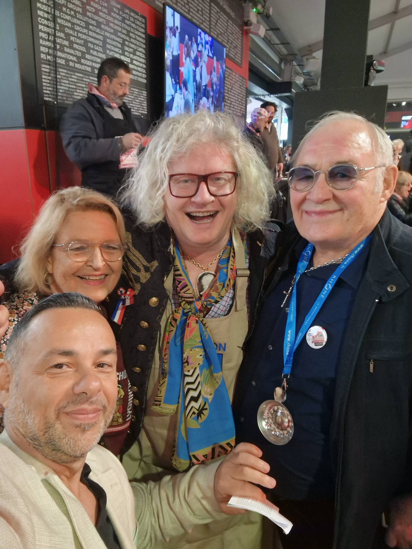(118 )Pierre Jean Chalençon Animateur Comédiens et ses amis(es) de GB