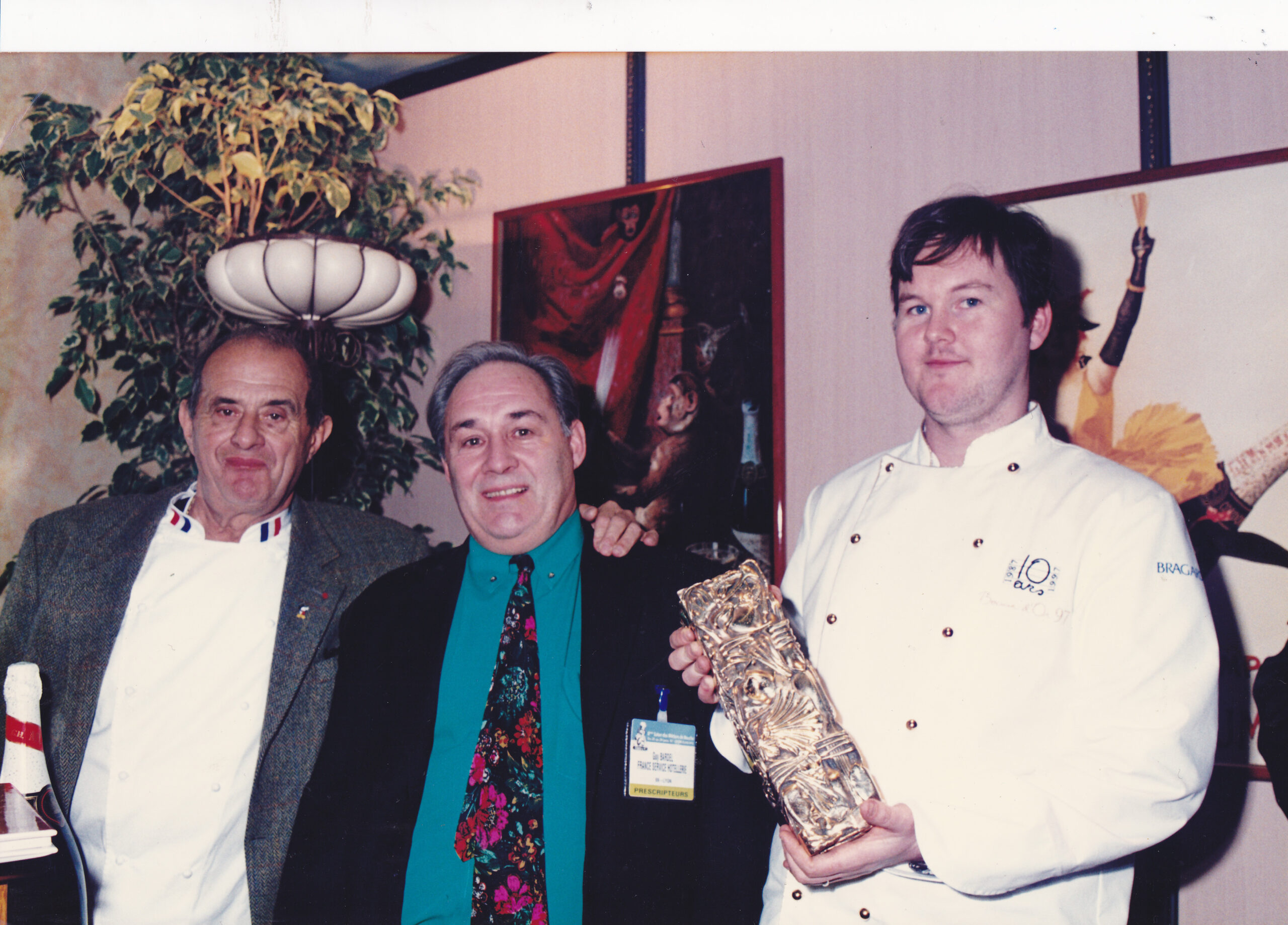(132) Paul Bocuse et le gagant du Bocuse d’or au Sirha HYANS