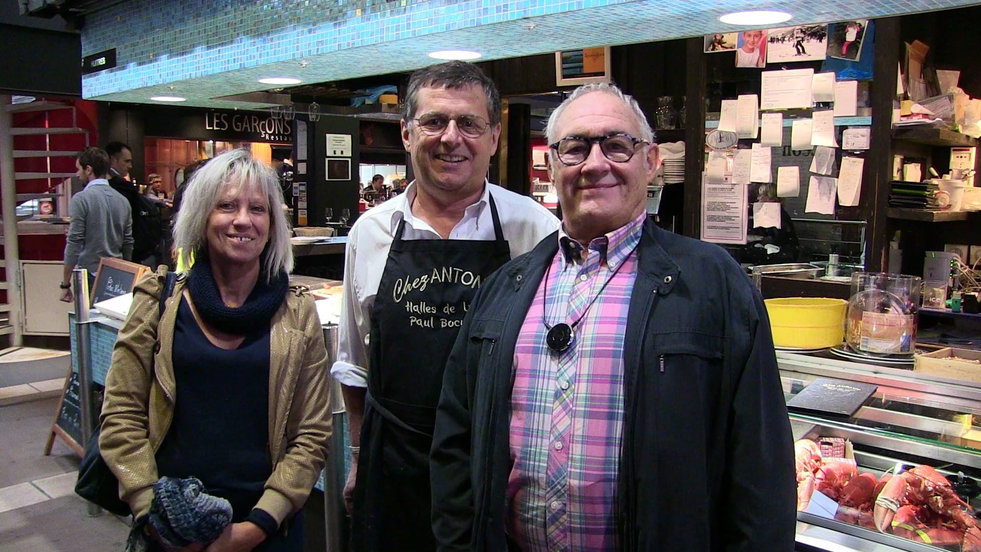 (139) Patricia et Eric Giraud maison Anthonin coquillage Halle de lyon Paul Bocuse