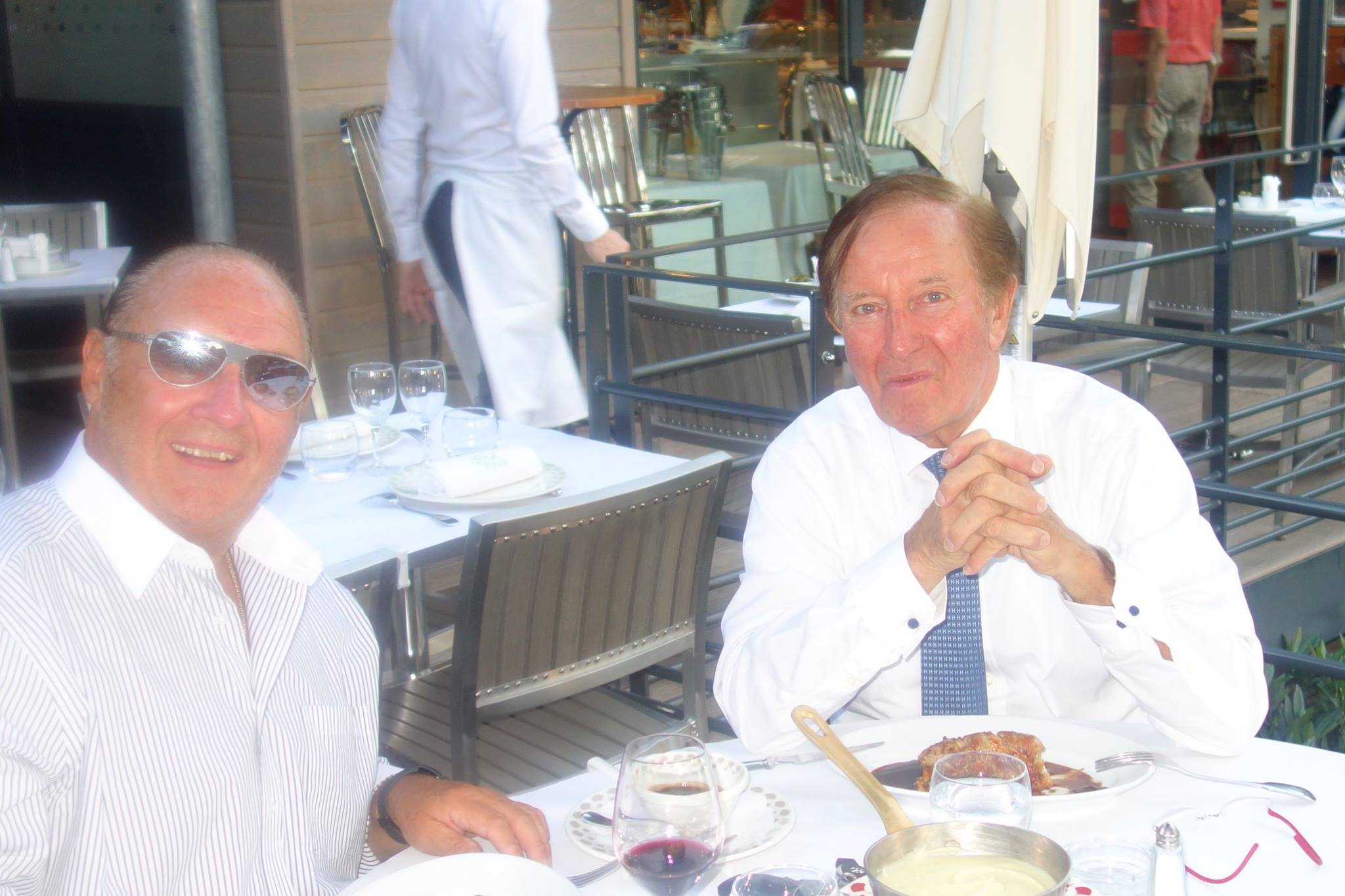 (153) Mon ami Roger Jaloux Chef MOF déjeuner restaurant Fond Rose Caluire