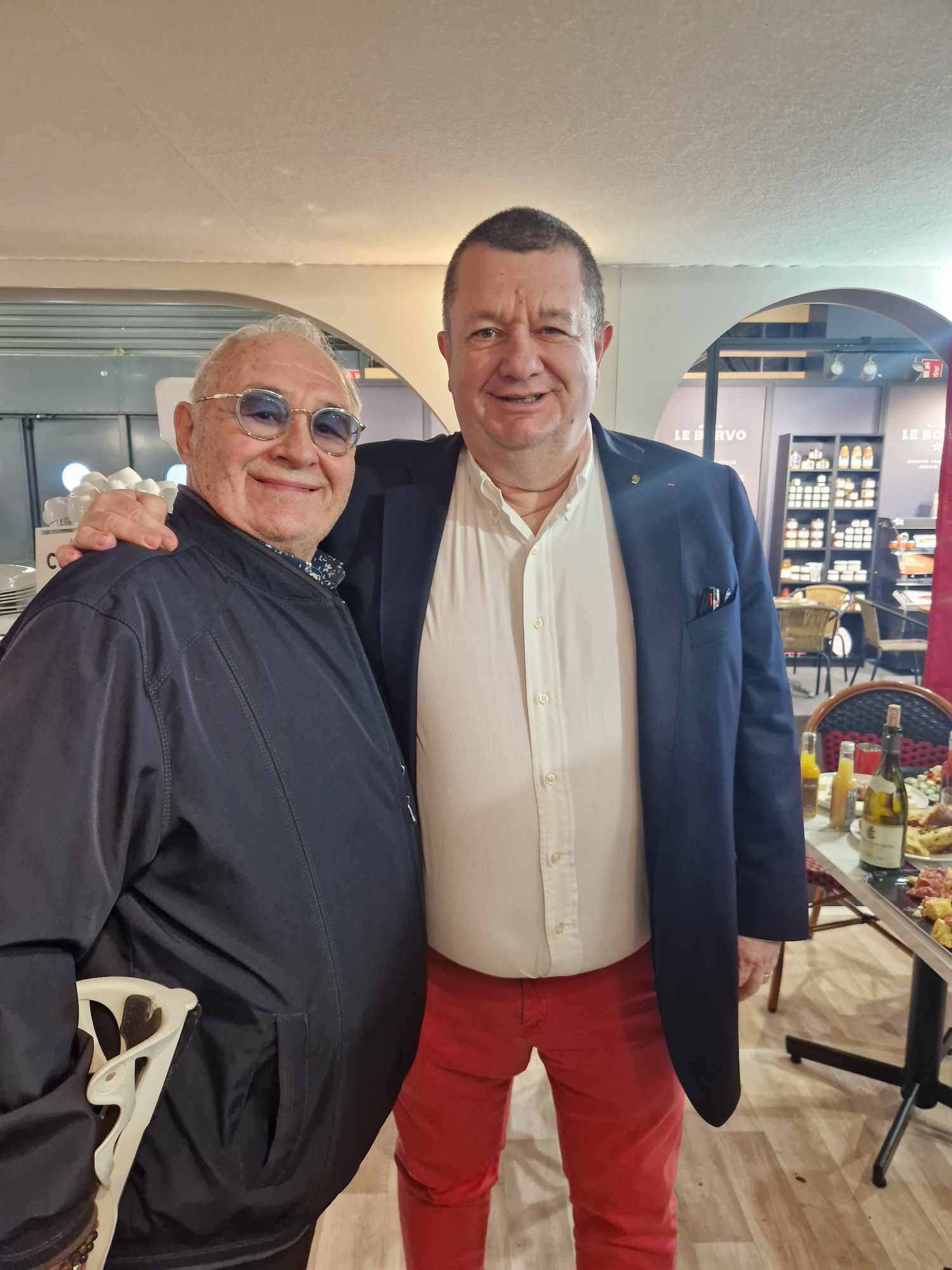 ( 17 ) Mon Ami le chaleureux Chef Christophe Marguin Président des Toques Blanches Lyonnaises