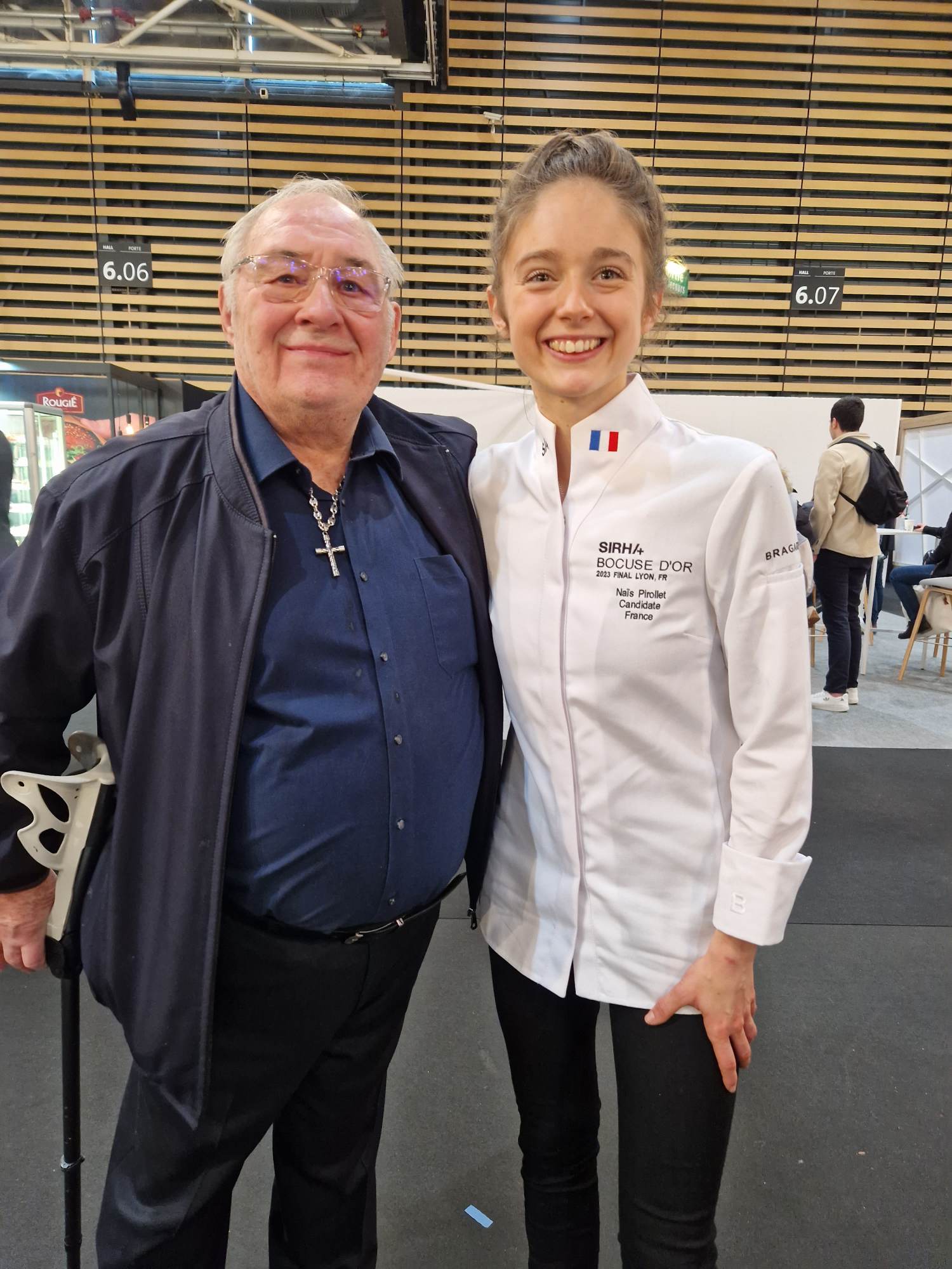 ( 32) La cheffe Lyonnaise chaleureuse Naîs Pirrolet Bocuse d’or