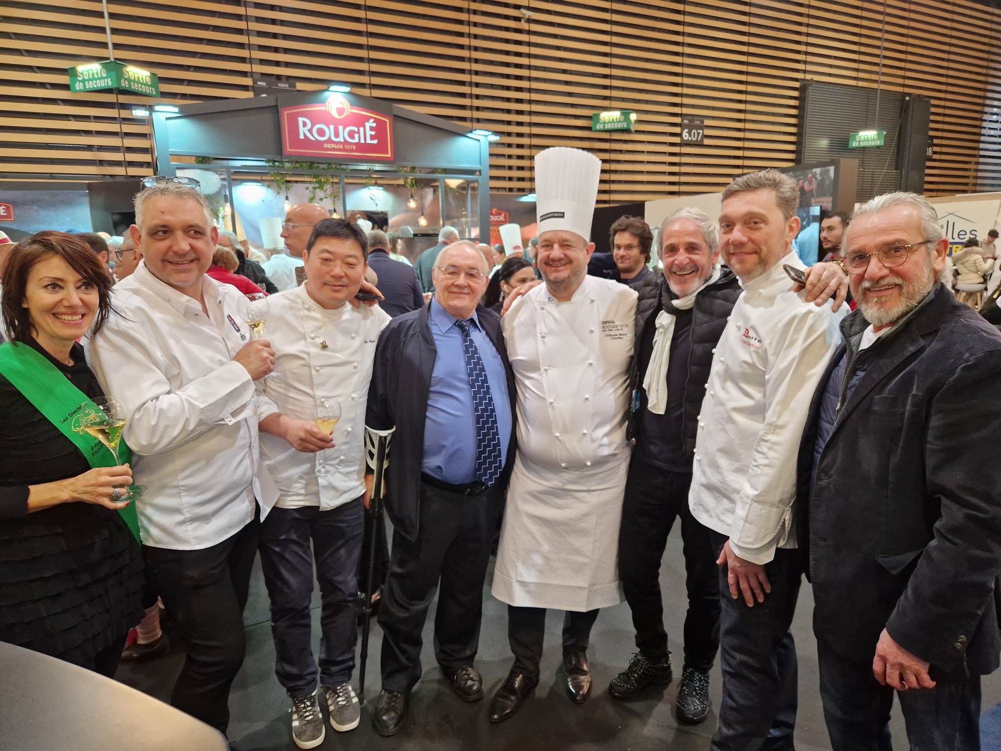 (47) Florence Guyot champagne Marguerite Guyot et ses amis les chefs au Sirha