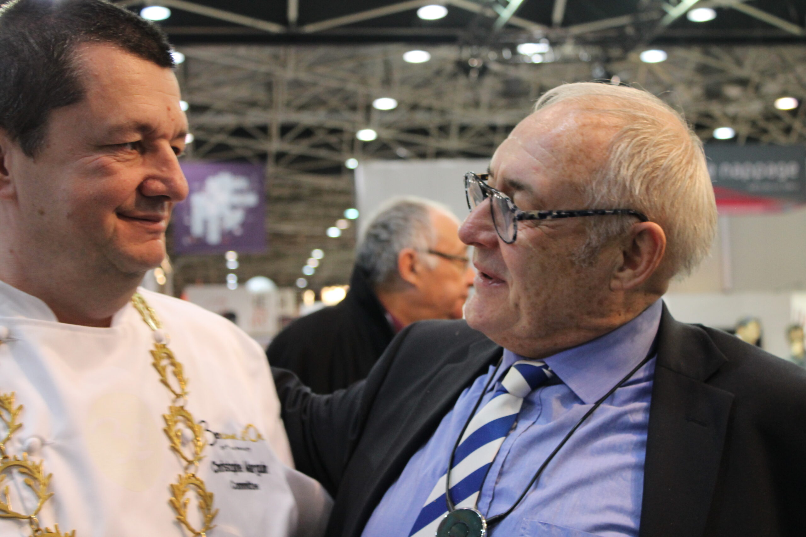 (78)Président des toques blanches lyonnaise Christophe Marguin au Sirha