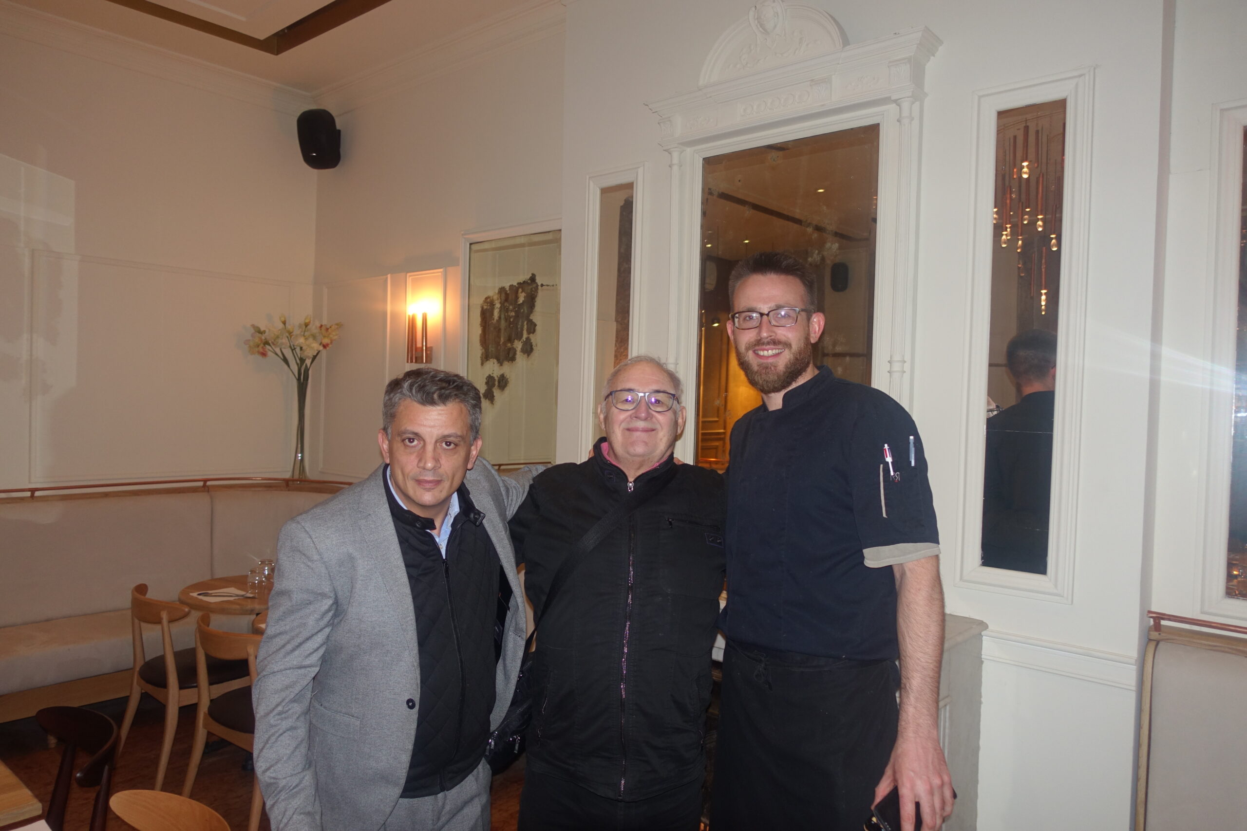 Charles Langella et le chef Victor Le Français Lyon centre
