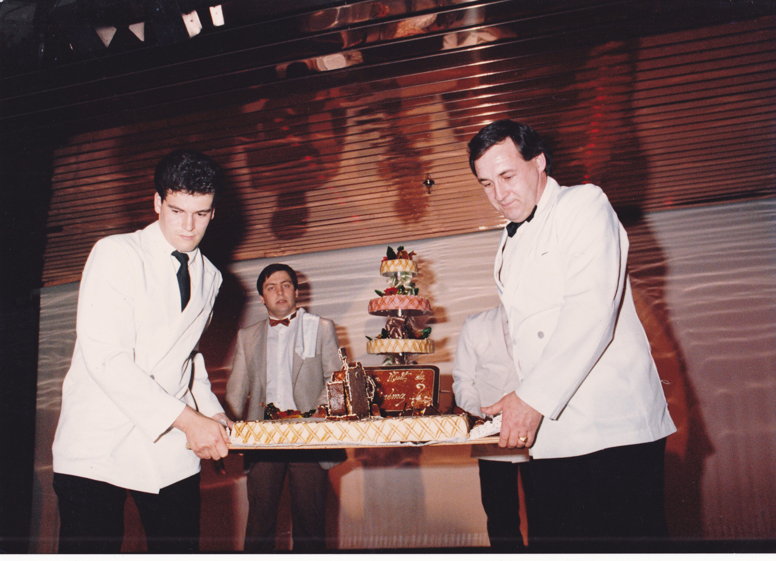 Christophe Geoffroy traiteur soirée gala le Paladium Part-Dieu avec Guy Bardel 1978
