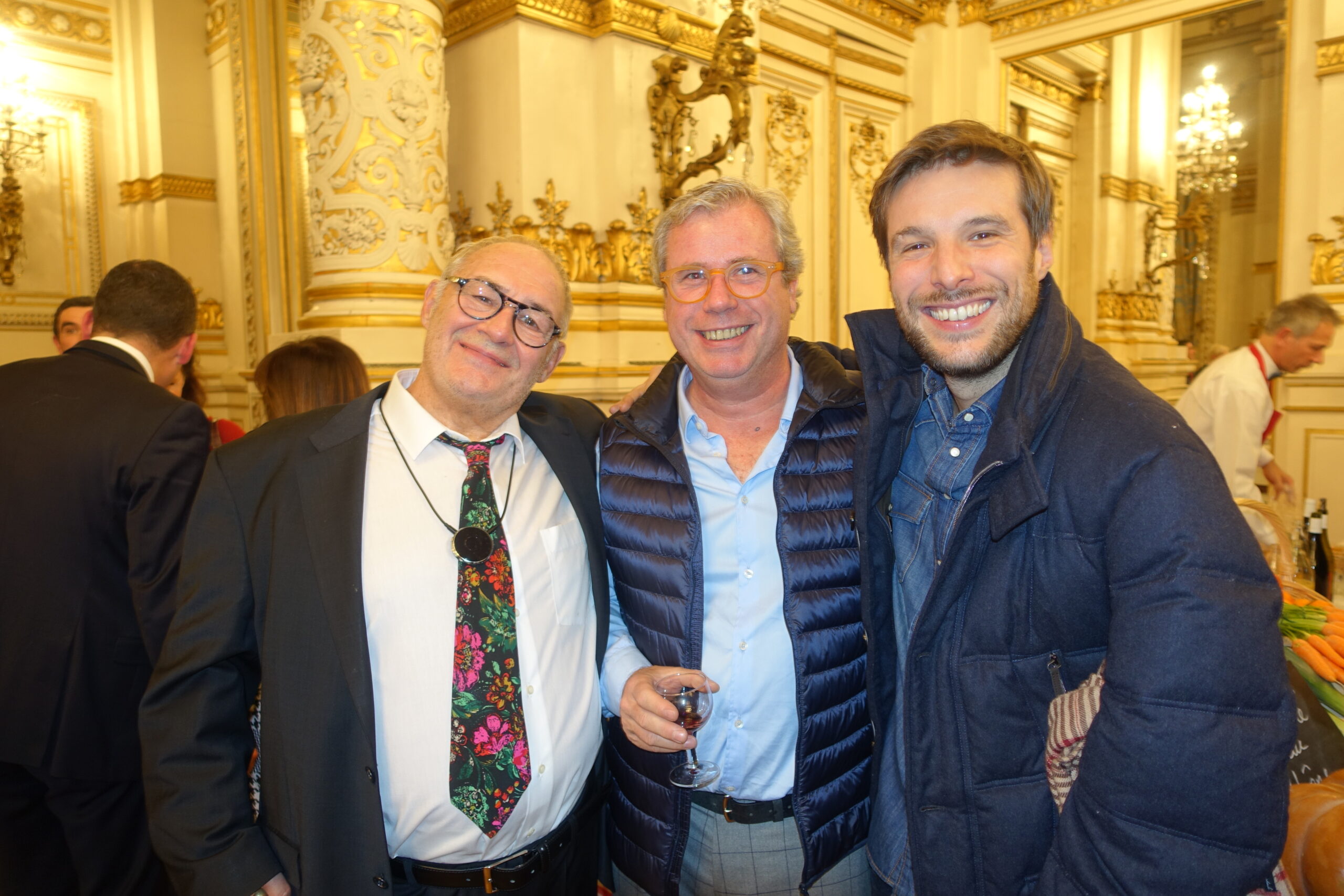 Gregory Cuilleron dans les salons de la préfecture soirée Beaujolais 2020