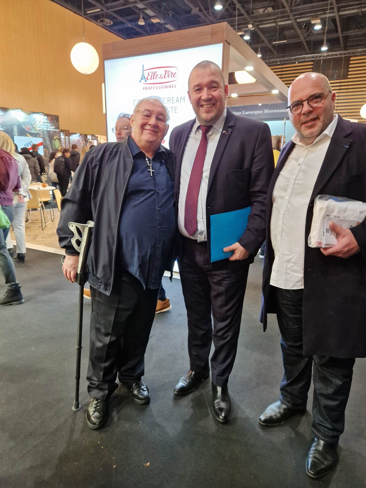 Guillaume Gomez ex chef de l&rsquo;Elysée et Ambassadeur pour la cuisine Gastronomique et Maîtres Cuisiniers de France des Toques Blanches Sirha 2024