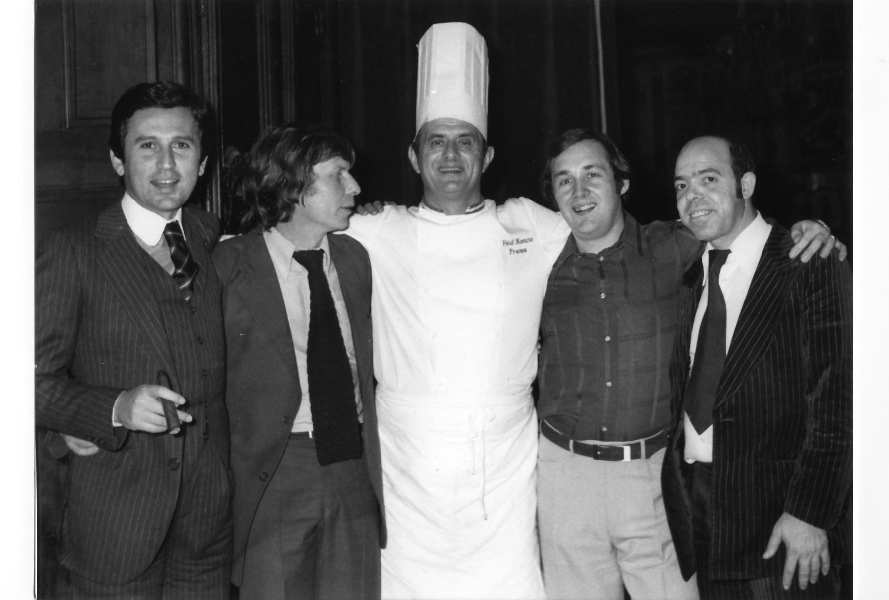 Guy Bardel avec Paul Bocuse à l&rsquo;Abbaye Collonges 1975