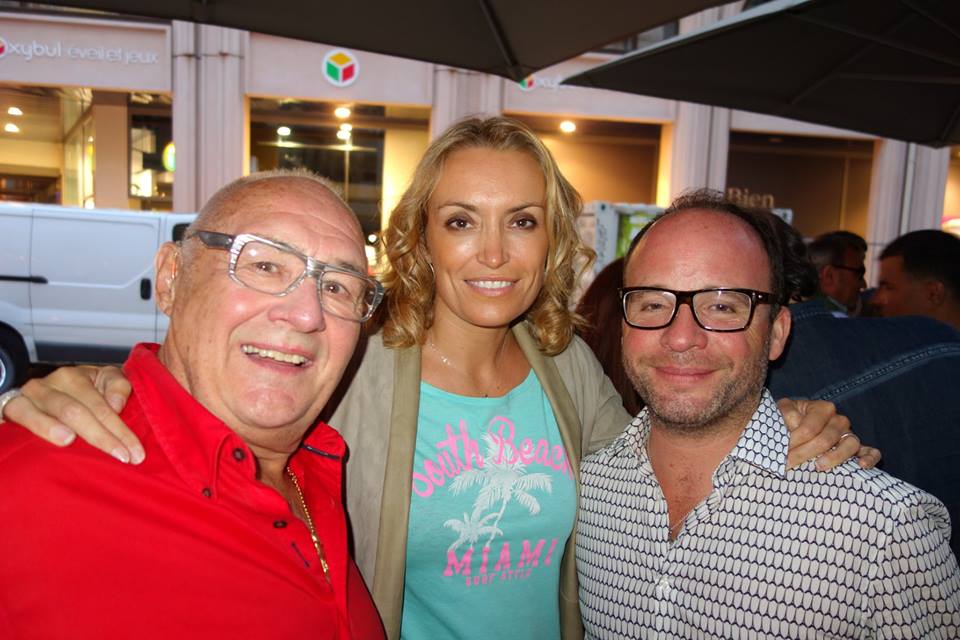 Guy Bardel et Christelle Bardet actrice et Fabien Challard restaurateur Lyon quartier Mercière Lyon 2è