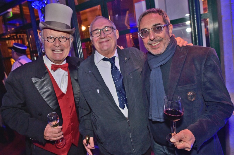 Jean Claude CARO Restaurateur et l&rsquo;ami Sam Abecassi et GB