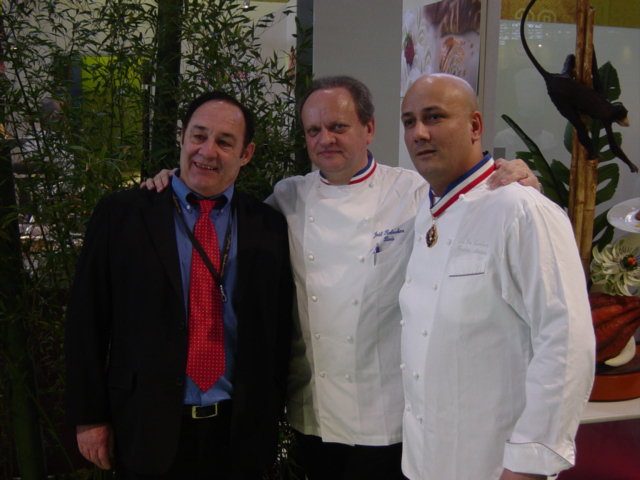 Joél Robuchon et frédéric Anton MOF Lyon Sirha