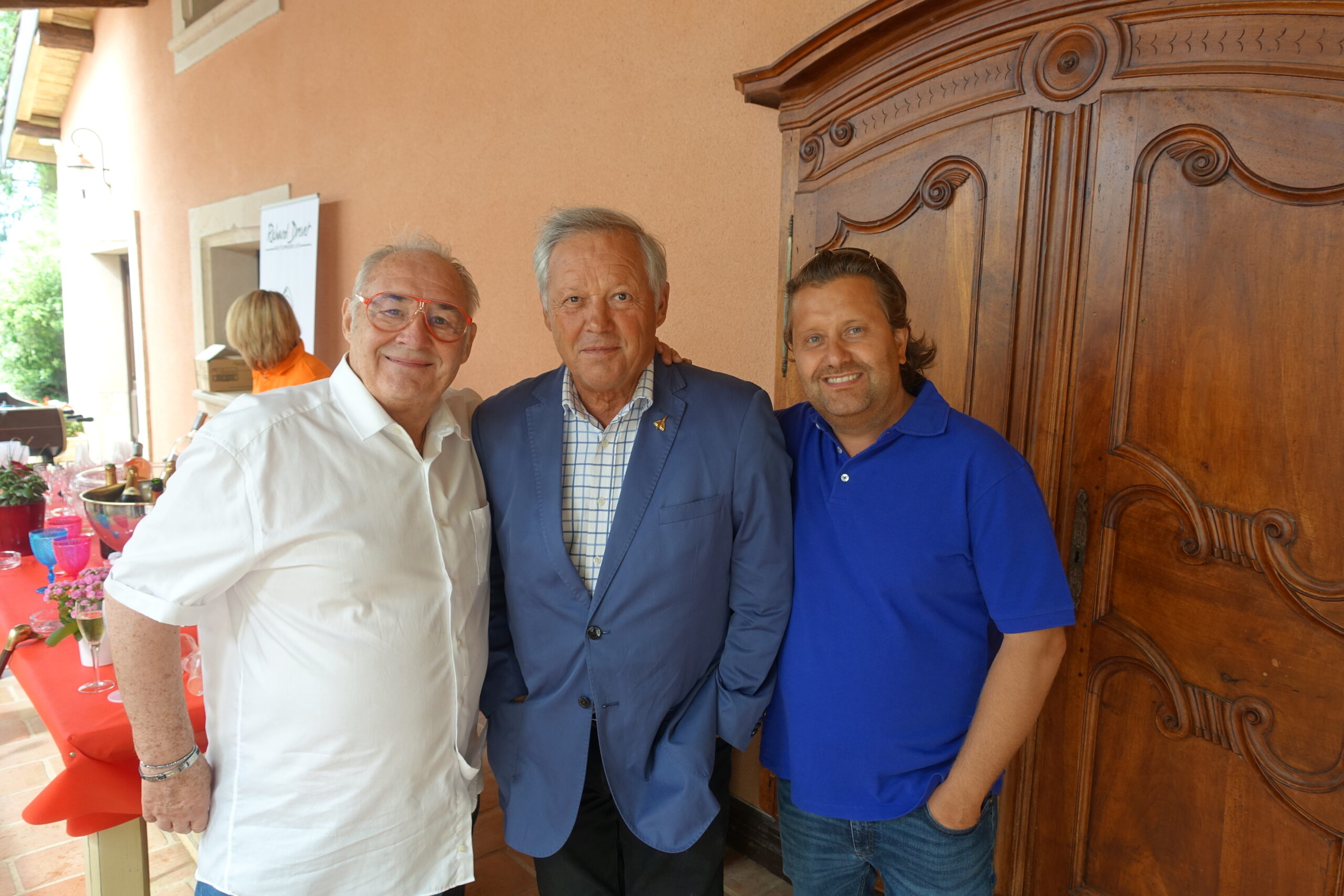 Journée évènementiel chez Arnaut dans les dombes en présence fe Monsieur Georges Blanc 2015