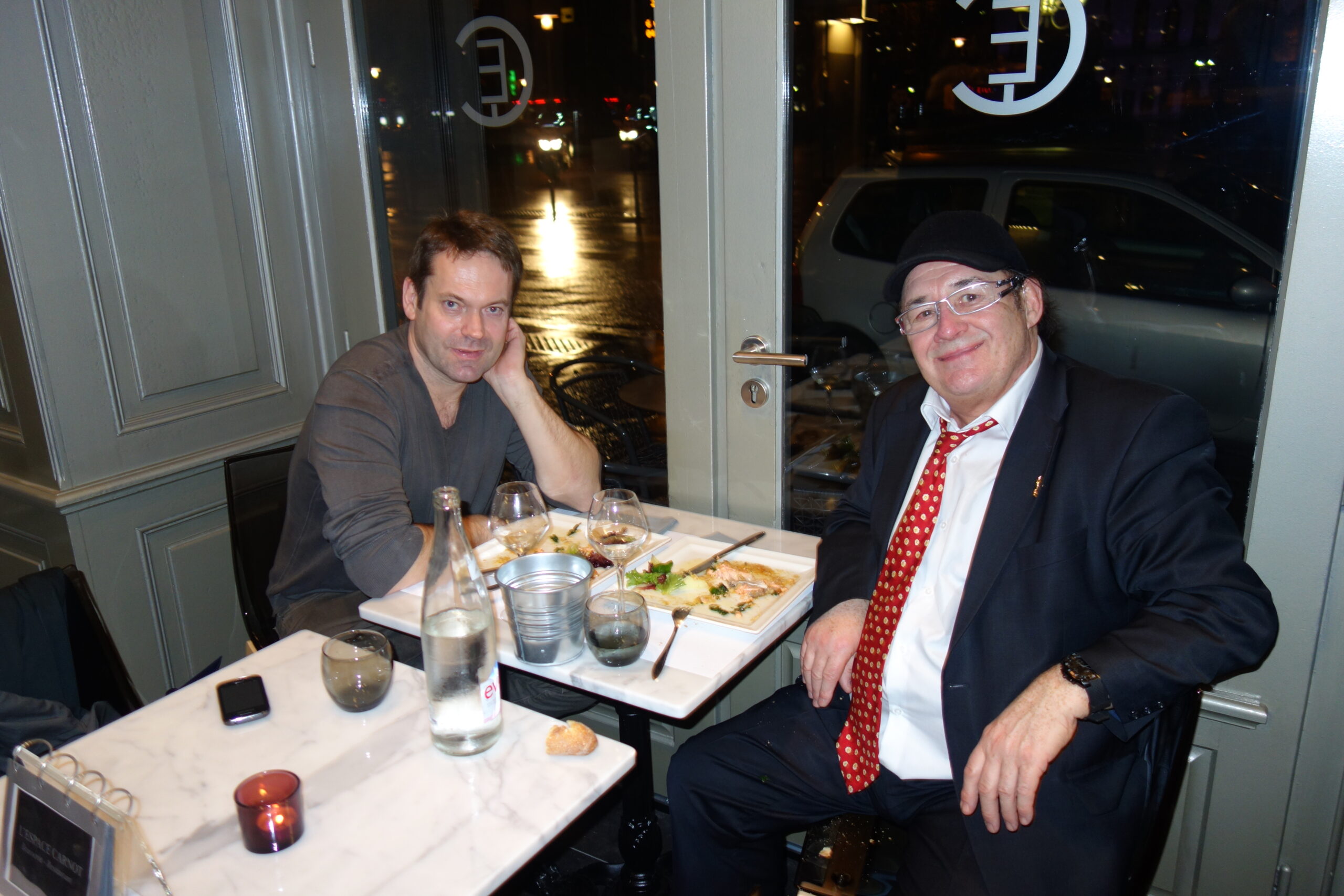 LE chef MOF Claude le Tohic de Las Végas et l&rsquo;ami Guy.
