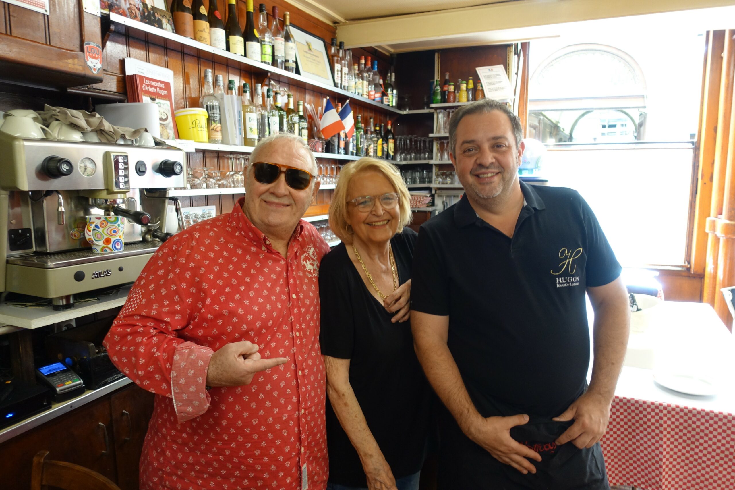 La cheffe Arlette Hugon et son Fils Lyon