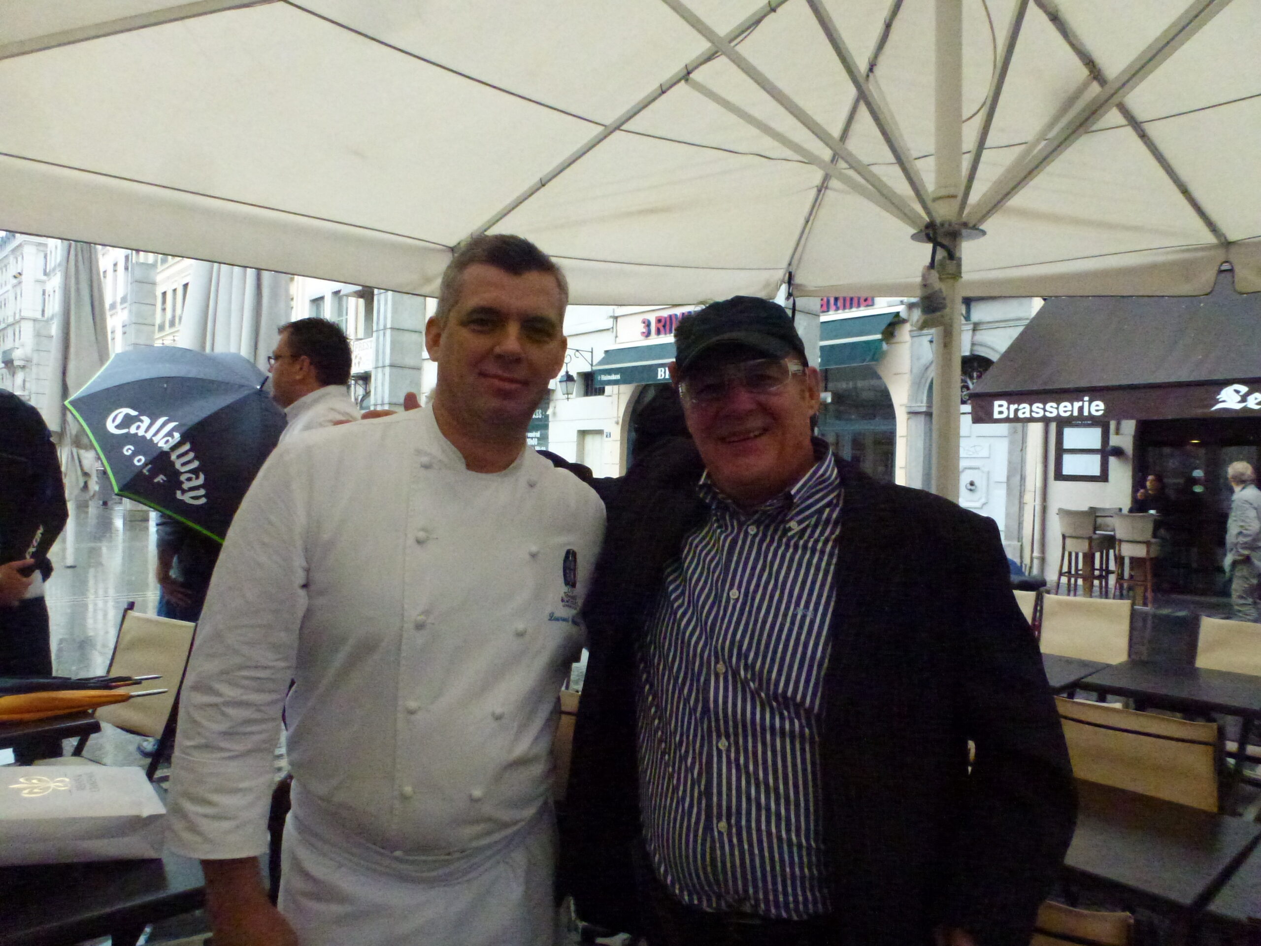 Laurent Bouvier chef toque blanche lyonnaise