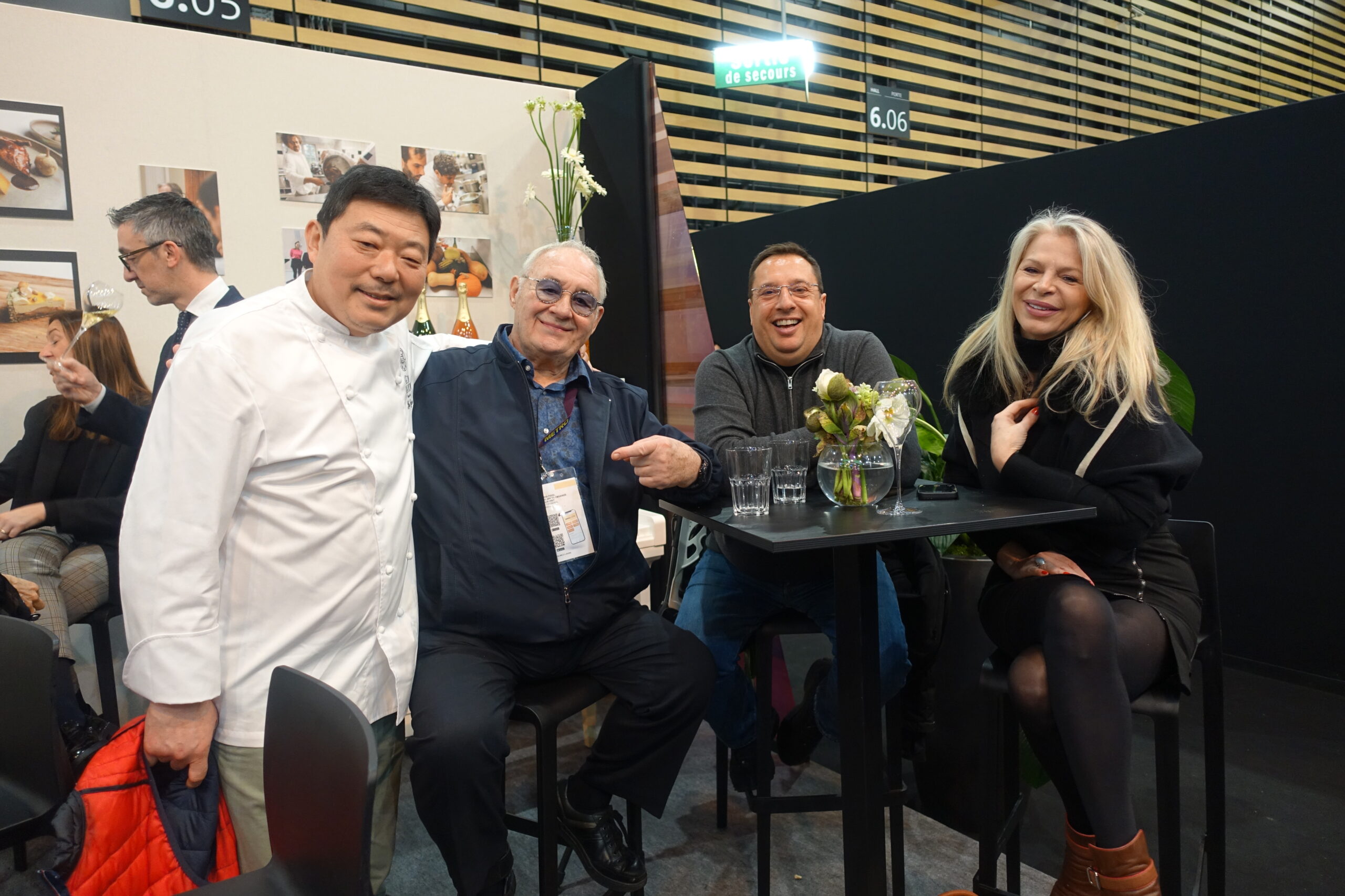 Le Chef KIM Logassi Léon de Lyon et des amis(es) Sirha