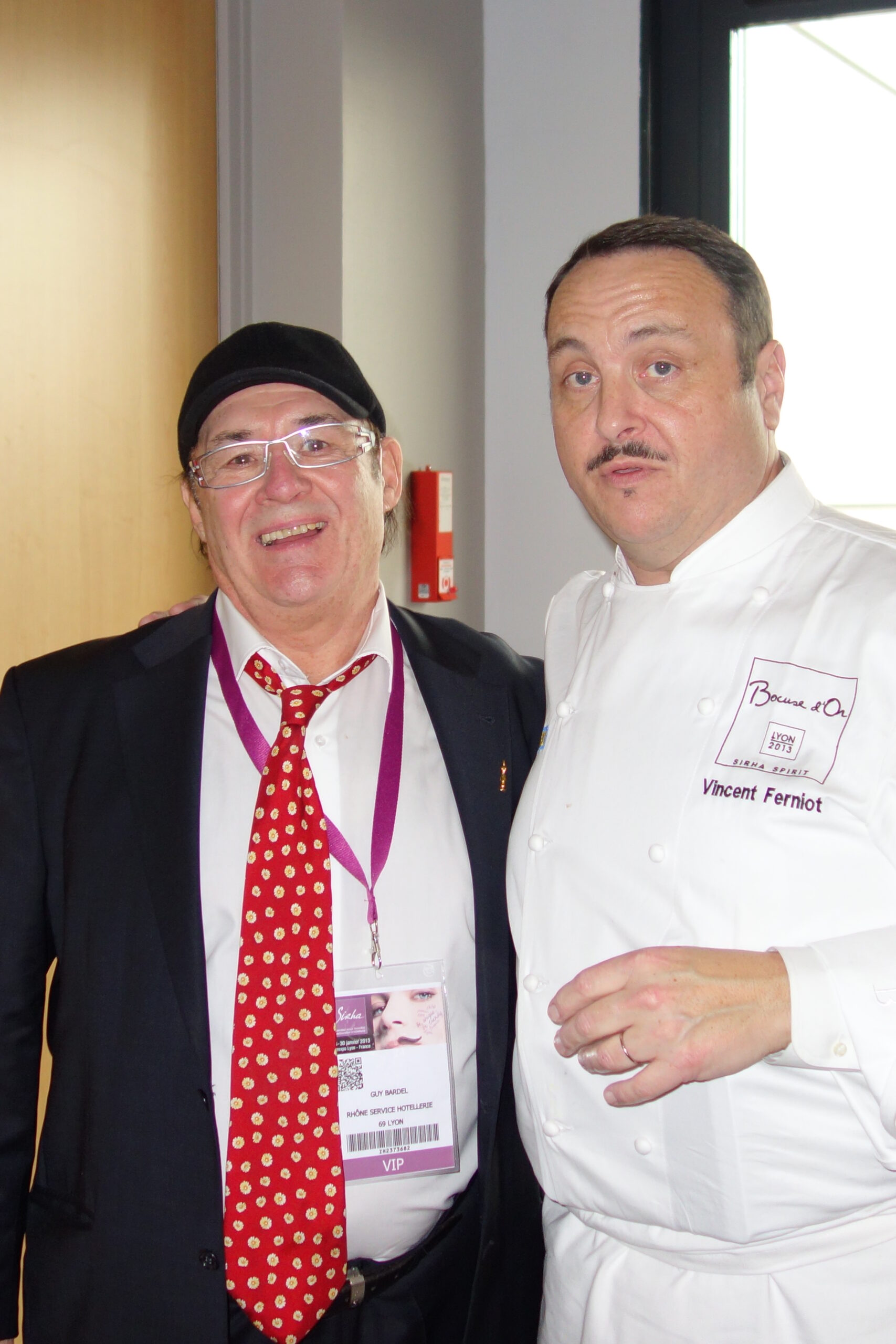 Le célèbre Chef animateur du Bocuse D&rsquo;Or Vincent Ferniot et GB 2013