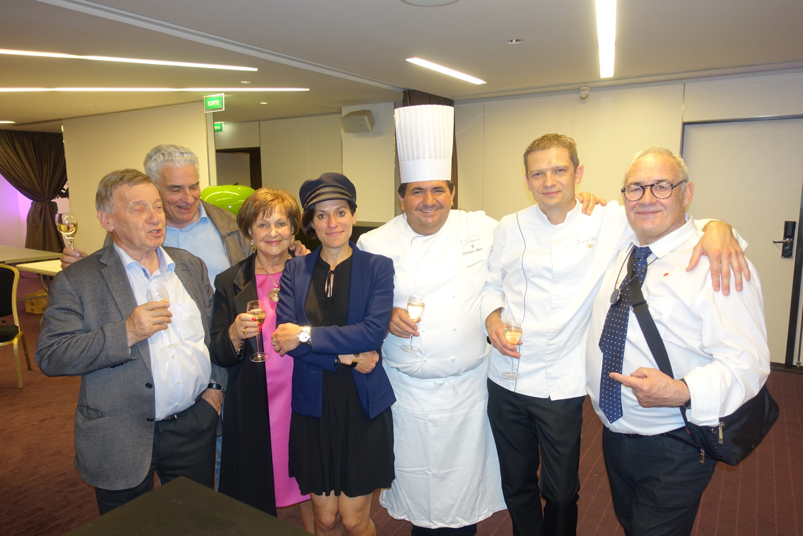 Le chef Christian Lherm et son second Jérémy Ravier et des amis(es) Sofitel 2017