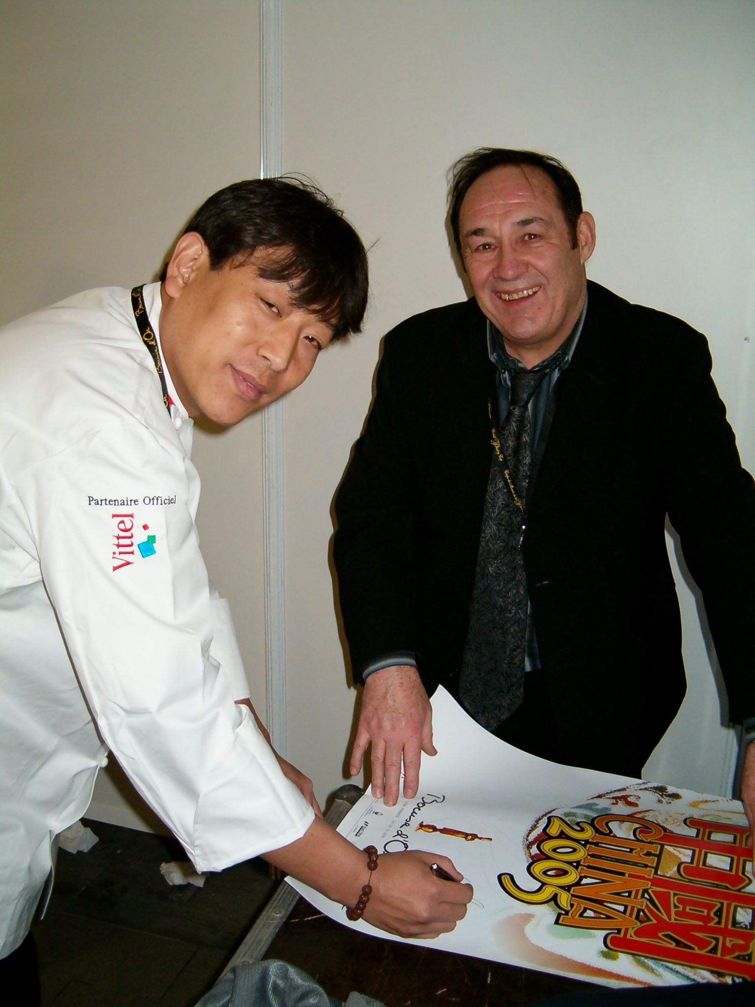 Le chef Kim Yue et GB