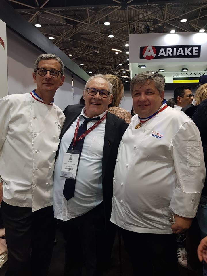 Le chef MOF Alain Le Cossec et le MOF Eric Pansu Lyon