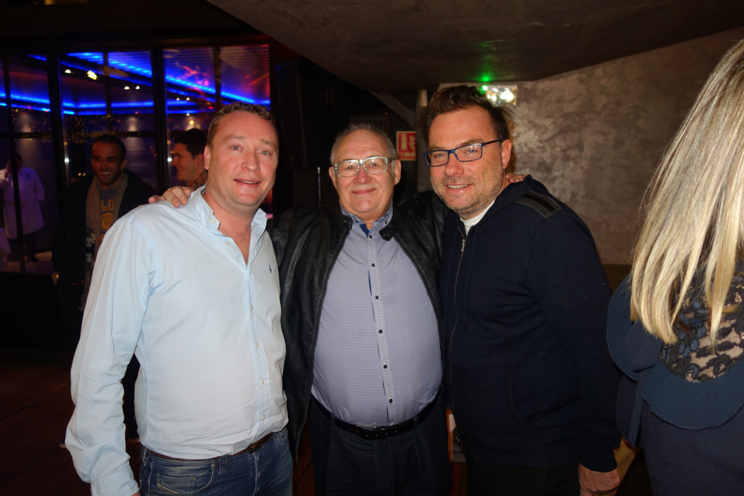 Le chef patron Benoit Toussaint à gauche chez P&rsquo;aulo et Pierre Yves Gas évènement Lyon