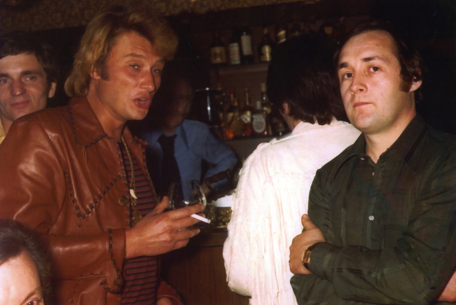 Mon Ami Johnny Hallyday belle soirée Lyonnaose après son concert époustouflant.