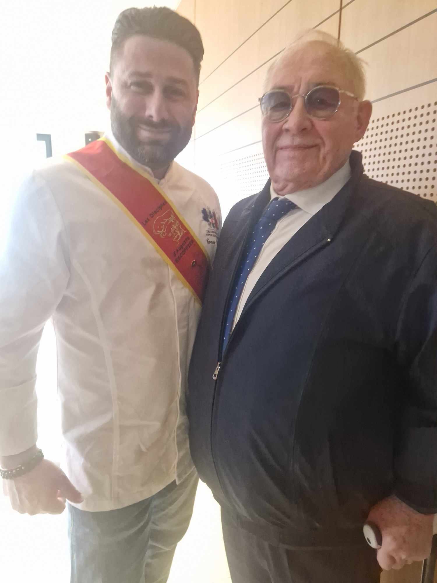 Mon ami chef Italien Tomas Parasini Disciple Escoffier 2024