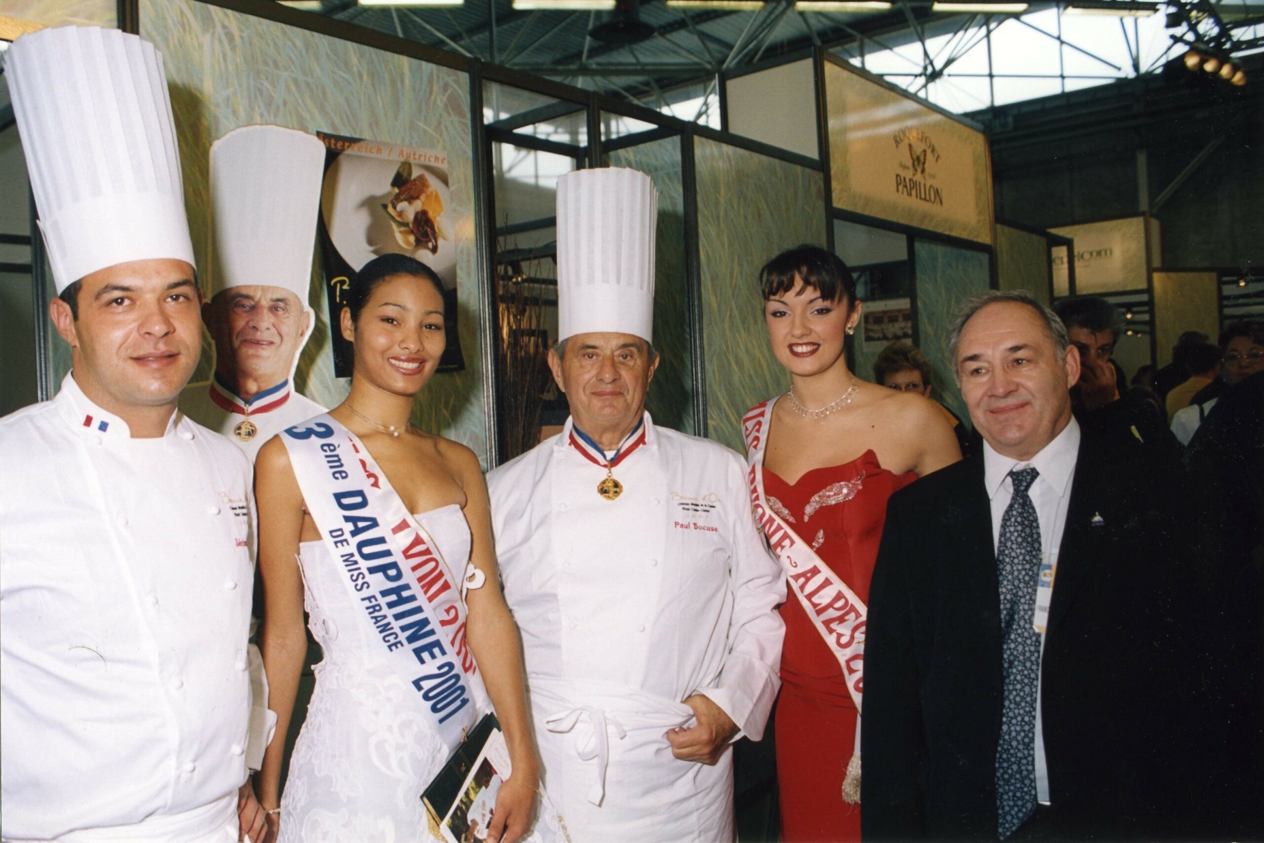 Mronsieur Paul et son fils Jérome avec les Miss au Sirah et GB