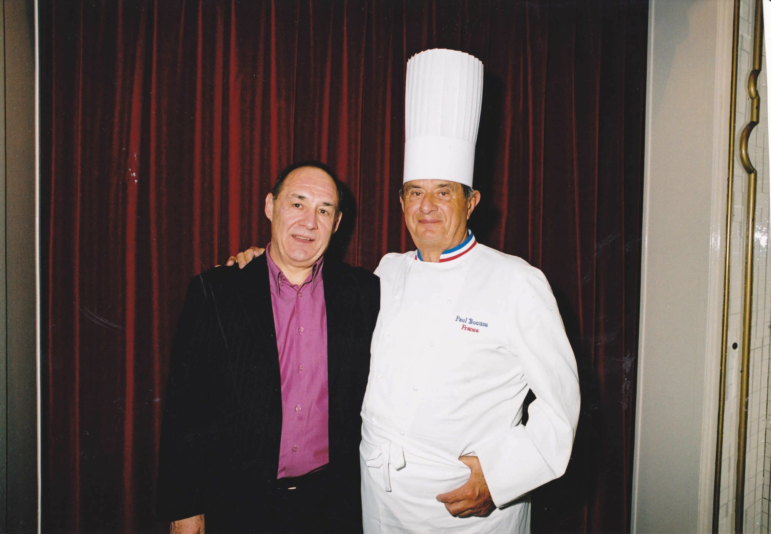 Paul Bocuse notre ambassadeur et Guy Bardel le recruteur au grand COEUR.