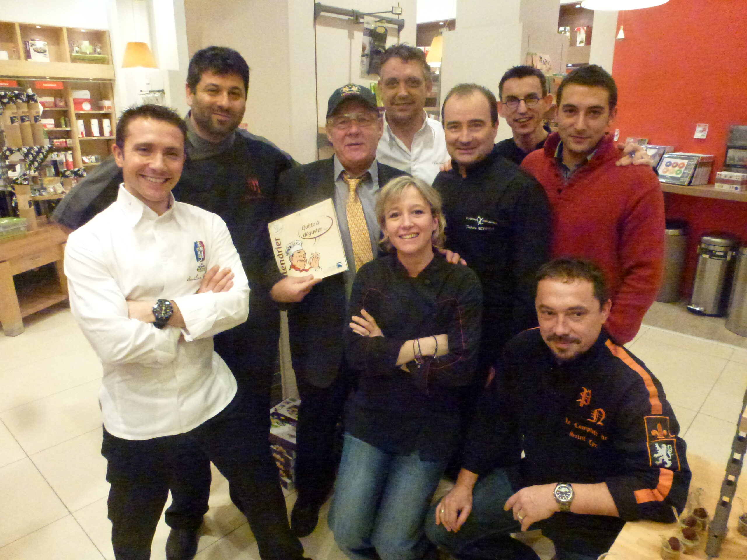 Rencontre avec les chefs Lyonnais et SON Président Fabrice Bonnot Lyon 2