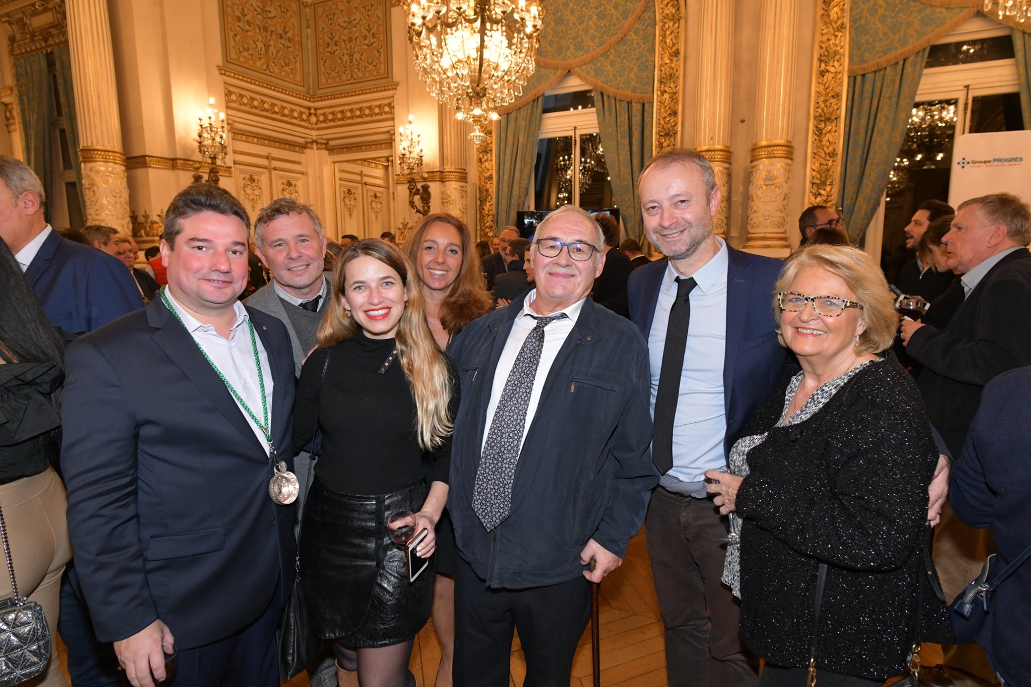 Soirée Préfecture Arlette et Marco lyonpeople ,Maxime Caminale le Grand Machon du Monde et GB soirée Beaujolais