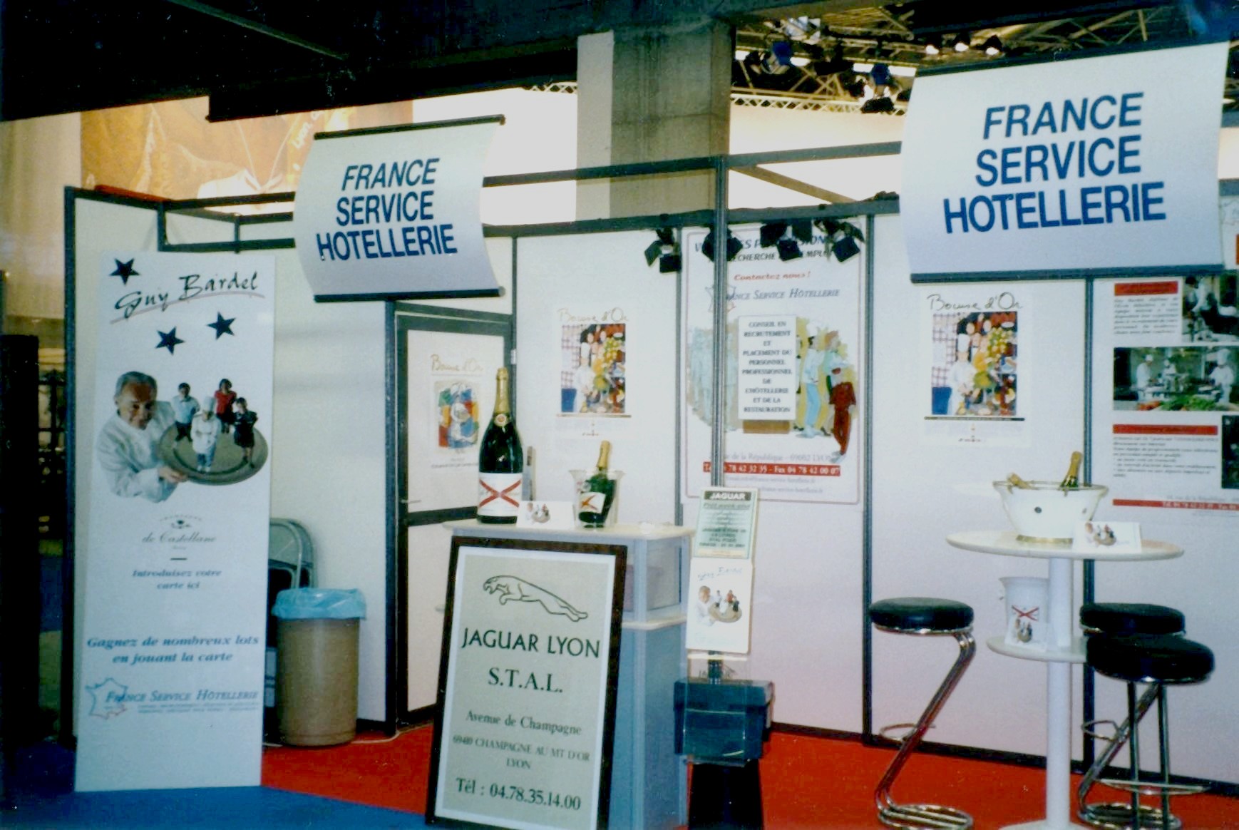 Stand au Sirha France service Hôtellerie Guy Bardel