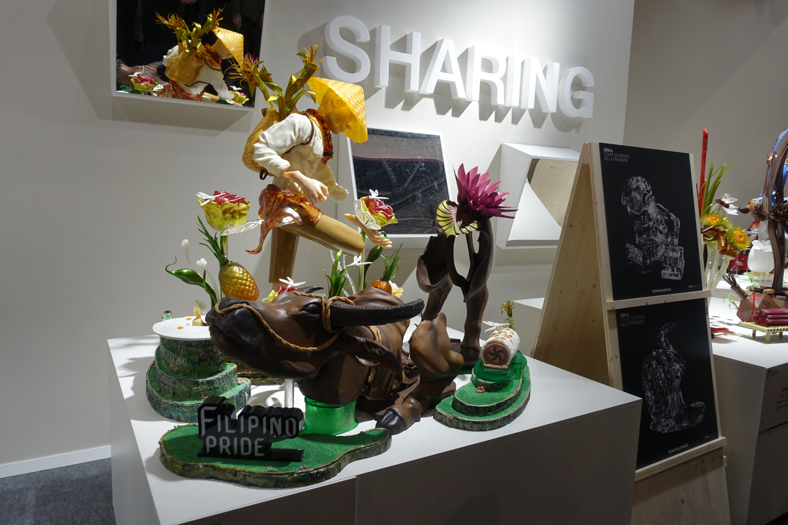 création piéce en chocolat à l&rsquo;occasion du Bocuse D&rsquo;Or Sirha